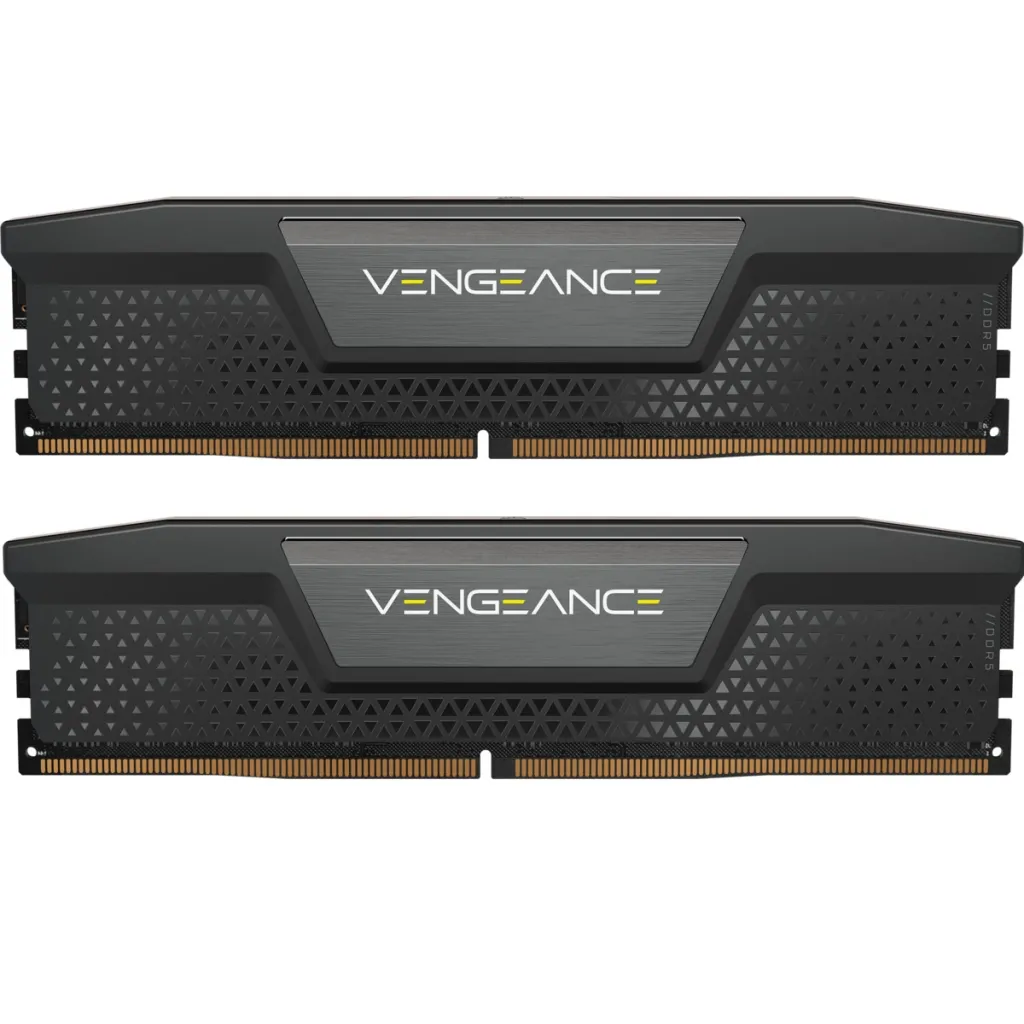 Оперативна пам'ять DDR5 32GB (2x16GB) 6000 MHz Vengeance Black Corsair (CMK32GX5M2E6000C36)