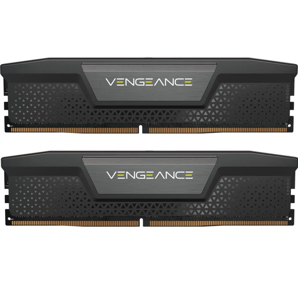 Оперативна пам'ять DDR5 48GB (2x24GB) 6400 MHz Vengeance Black Corsair (CMK48GX5M2B6400C36)