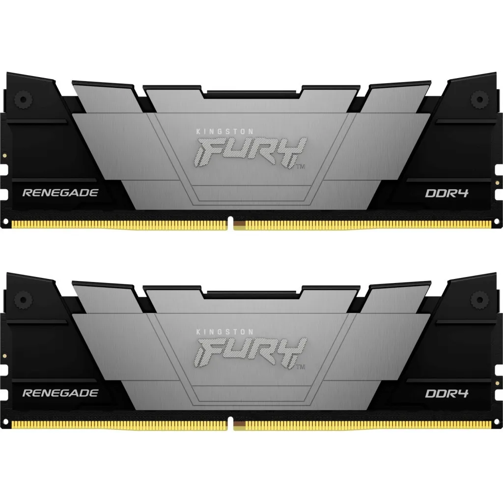 Оперативная память DDR4 16GB (2x8GB) 4266 MHz RenegadeBlack Kingston Fury (ex.HyperX) (KF442C19RB2K2/16)