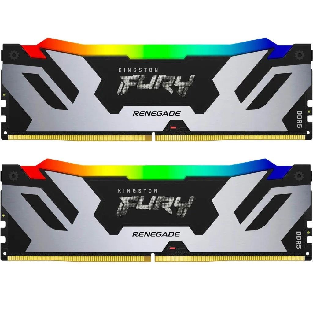 Оперативна пам'ять DDR5 32GB (2x16GB) 6800 MHz Renegade RGB XMP Kingston Fury (ex.HyperX) (KF568C36RSAK2-32)