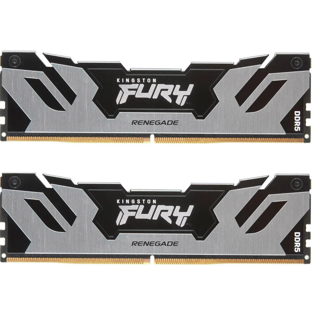 Оперативная память DDR5 32GB (2x16GB) 6800 MHz Renegade Silver XMP Kingston Fury (ex.HyperX) (KF568C36RSK2-32)