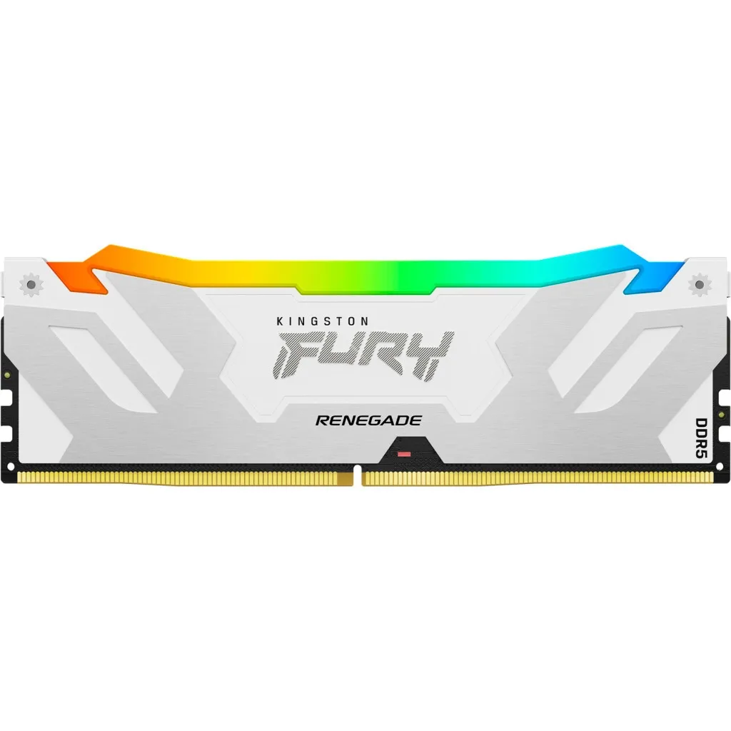 Оперативна пам'ять DDR5 16GB 7200 MHz Renegade RGB White XMP Kingston Fury (ex.HyperX) (KF572C38RWA-16)