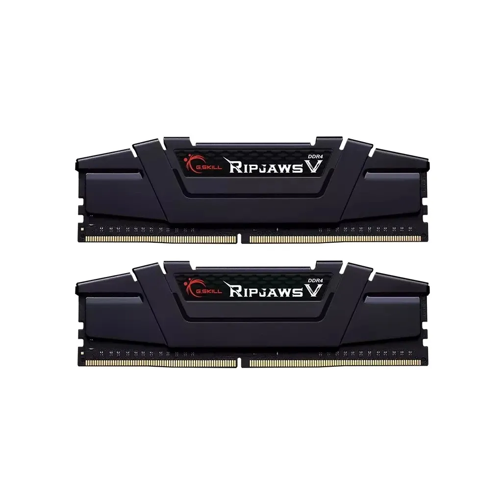 Оперативная память DDR4 8GB (2x4GB) 3200 MHz RIPJAWS V Black G.Skill (F4-3200C16D-8GVKB)