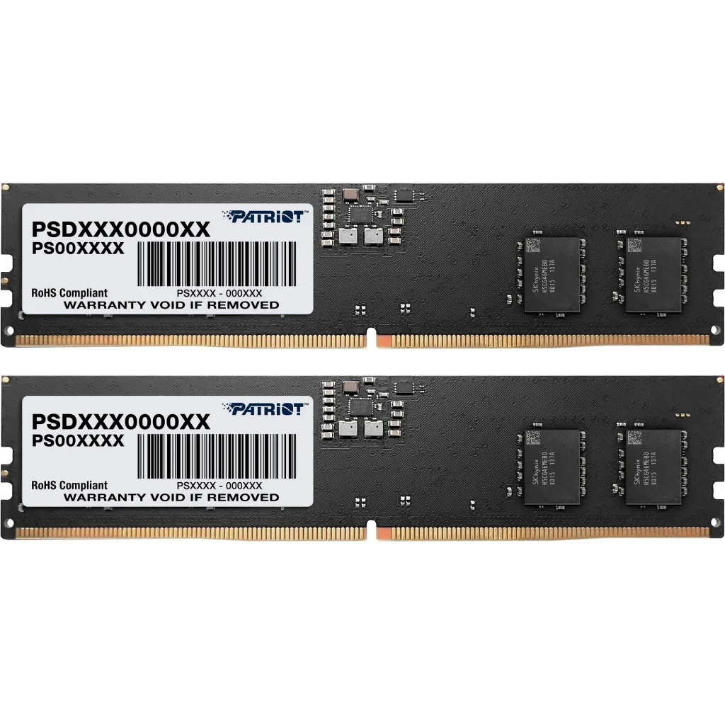 Оперативна пам'ять DDR5 32GB (2x16GB) 5600 MHz Signature Line Patriot (PSD532G5600K)