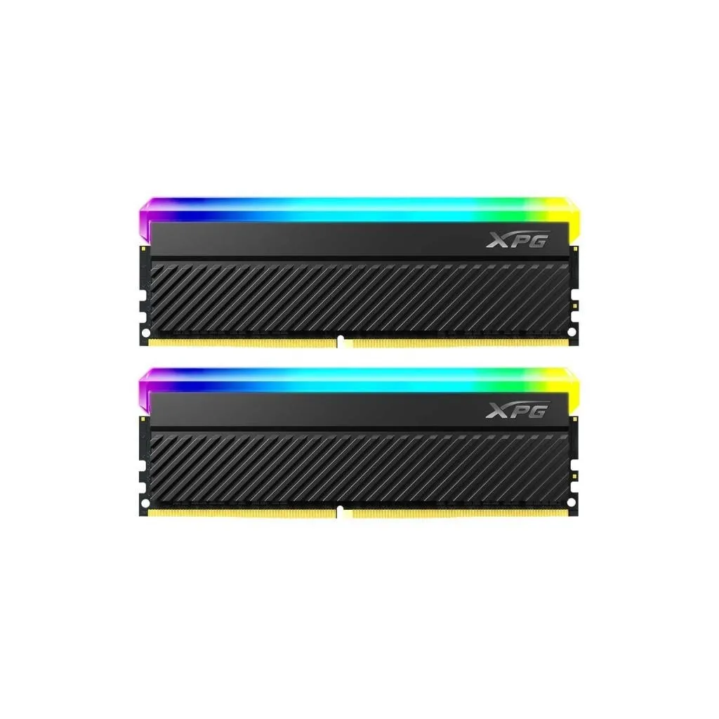 Оперативна пам'ять DDR4 32GB (2x16GB) 3600 MHz XPG Spectrix D45G RGB Black ADATA (AX4U360016G18I-DCBKD45G)