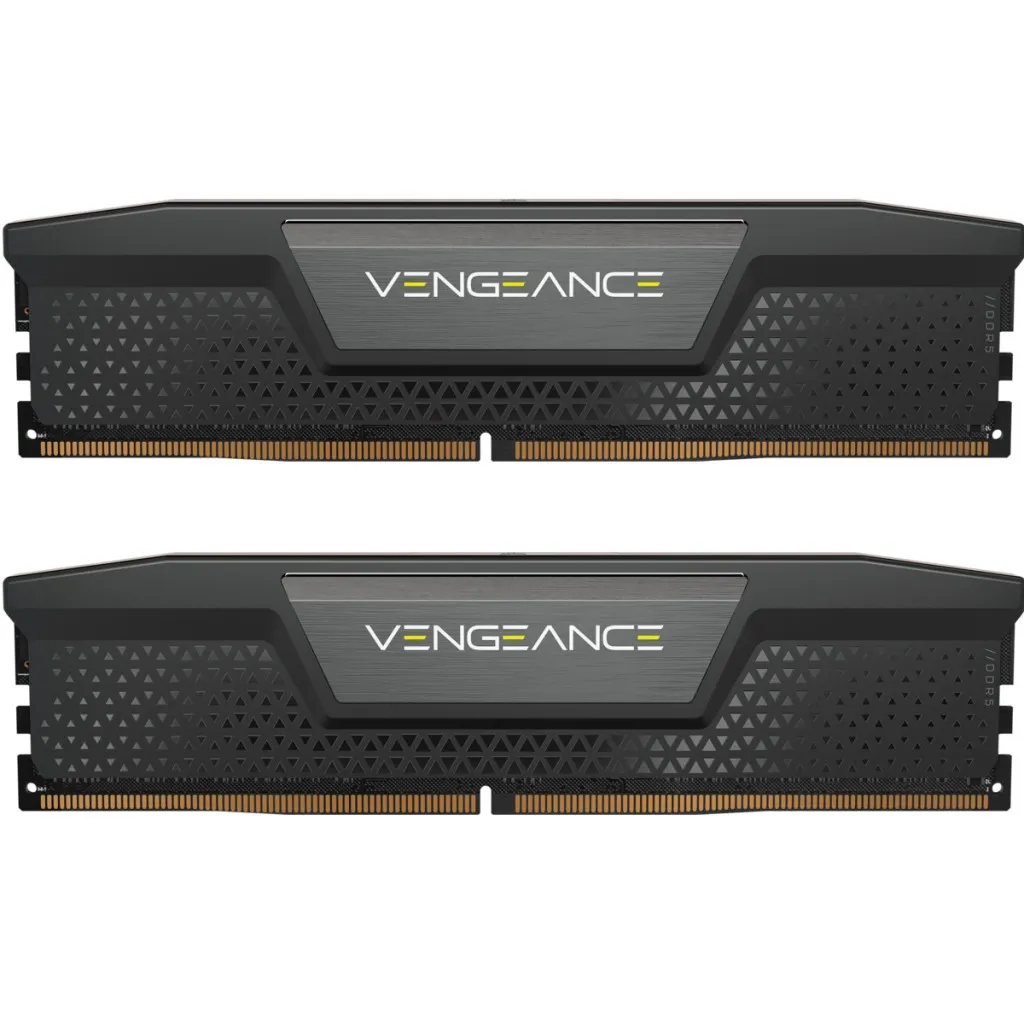 Оперативна пам'ять DDR5 32GB (2x16GB) 6000 MHz Vengeance Black Corsair (CMK32GX5M2B6000C36)