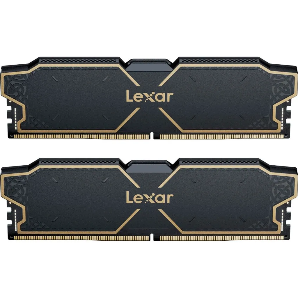 Оперативная память DDR5 32GB (2x16GB) 6000 MHz Thor Black Lexar (LD5U16G60C32LG-RGD)