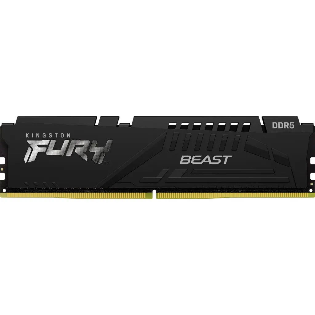 Оперативная память DDR5 8GB 6000 MHz Beast Black Kingston Fury (ex.HyperX) (KF560C40BB-8)