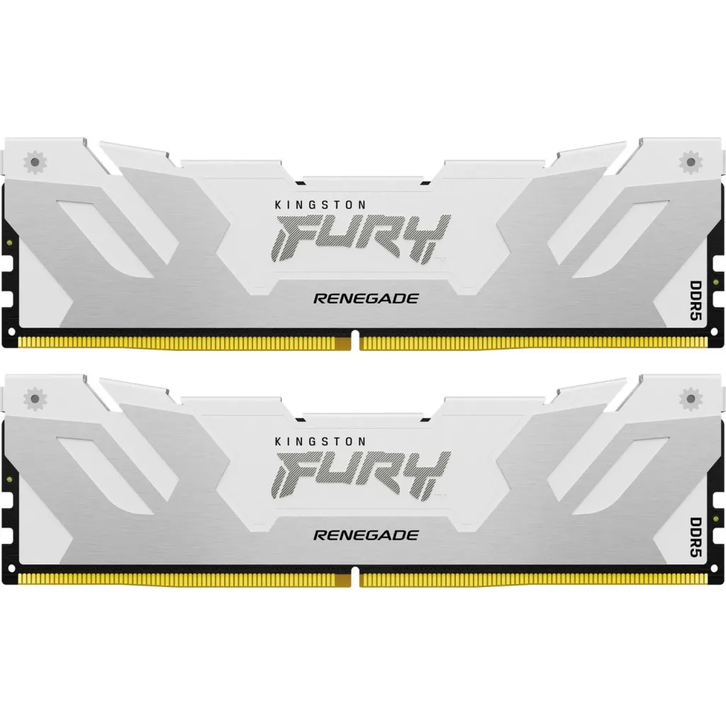 Оперативная память DDR5 32GB (2x16GB) Renegade White XMP Kingston Fury (ex.HyperX) (KF564C32RWK2-32)