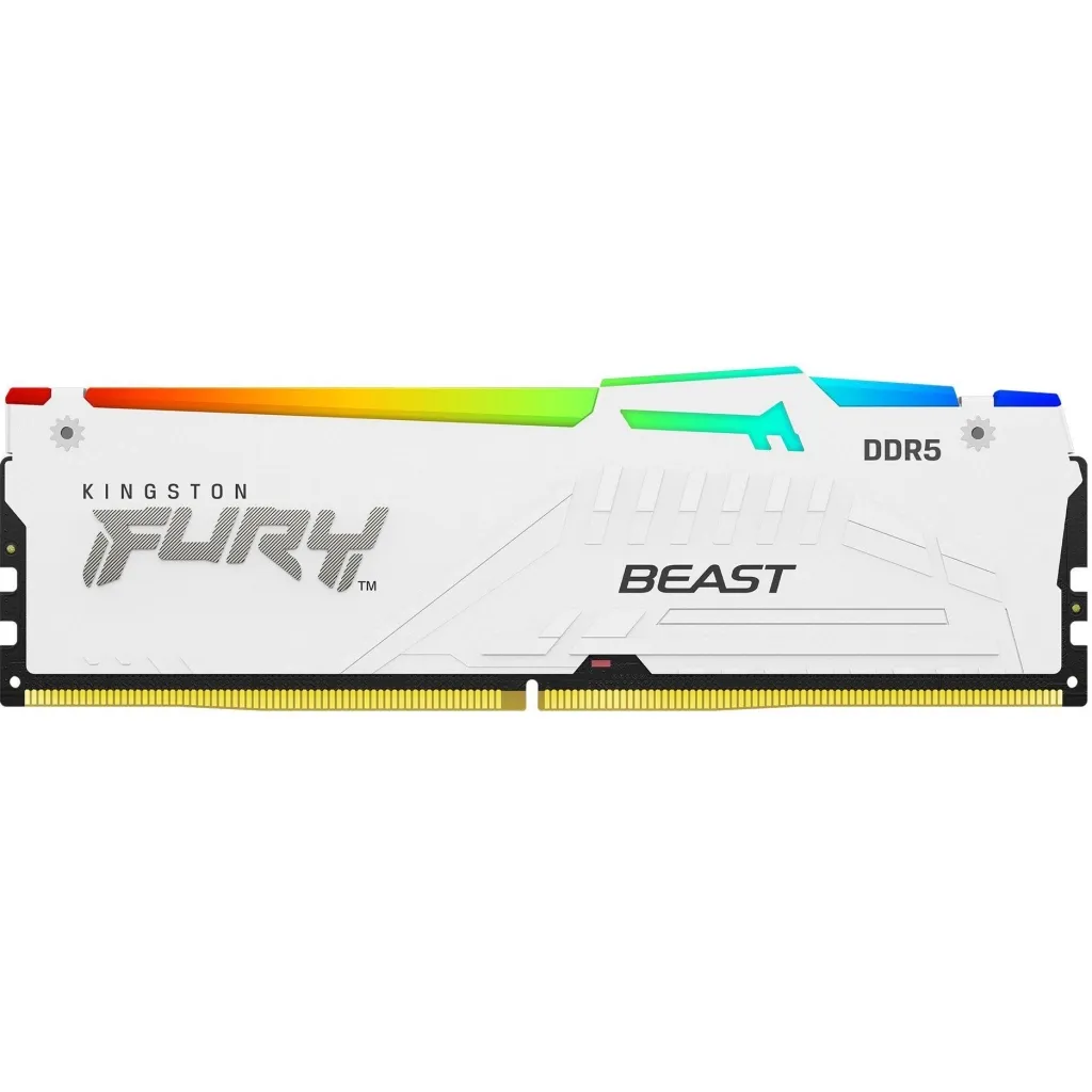 Оперативная память DDR5 32GB 6000 MHz Renegade White XMP Kingston Fury (ex.HyperX) (KF560C30BWA-32)