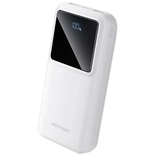 Внешний аккумулятор Vention 20000mAh 22.5W White LED Display (FHLW0)