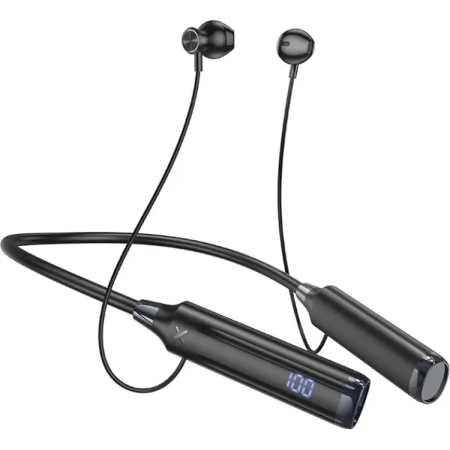 Гарнитура BOROFONE BE64 Perfect neckband BT earphones Black (BE64B)