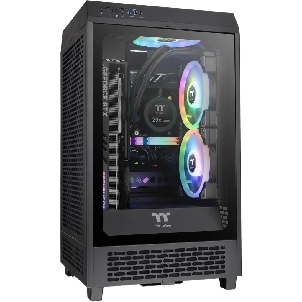 Корпус ThermalTake The Tower 200 Black (CA-1X9-00S1WN-00)