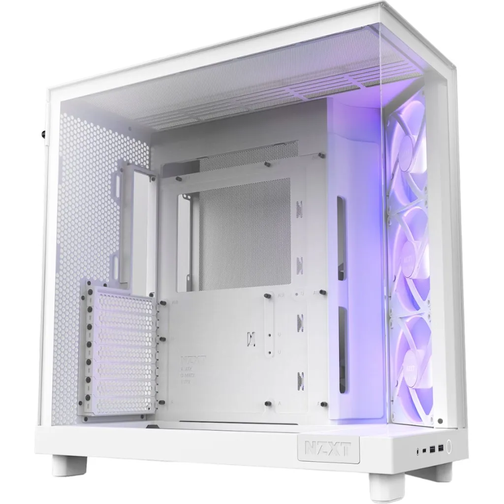  NZXT H6 Flow RGB All White (CC-H61FW-R1)