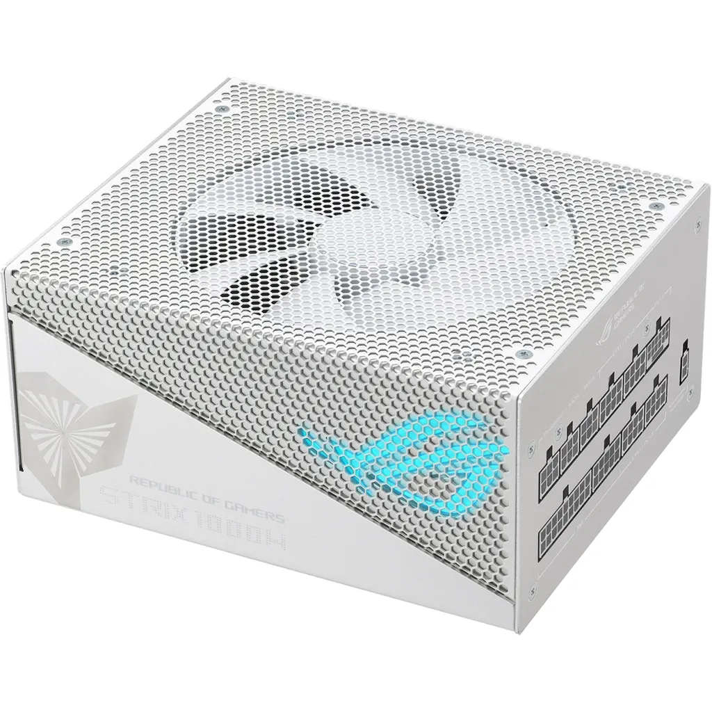  ASUS 1000W ROG Strix PCIE5 Gold Aura White Edition (90YE00P5-B0NA00)