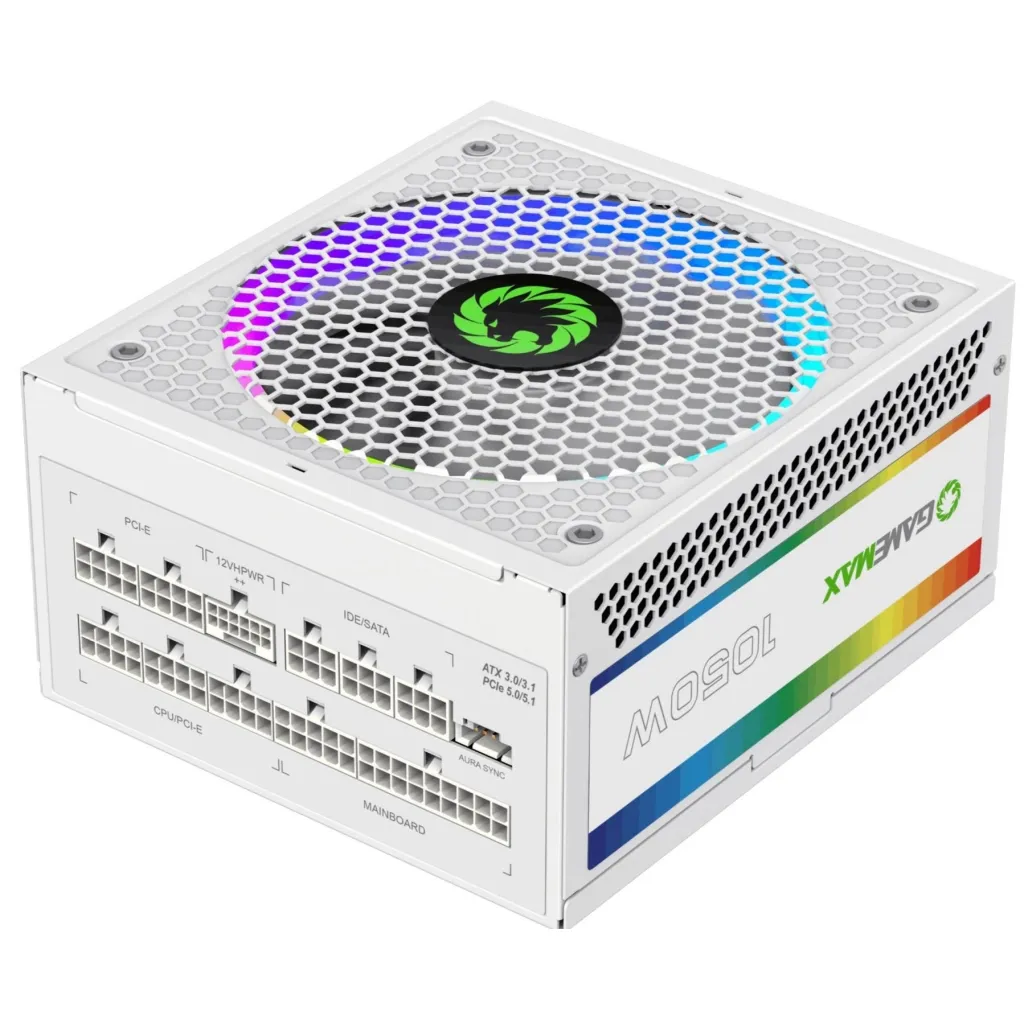  Gamemax 1050W (RGB1050 PRO WH (ATX3.0/3.1 PCI)