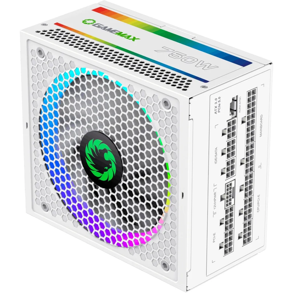  Gamemax 750W (RGB 750 PRO WH (ATX3.0/3.1 PCI)