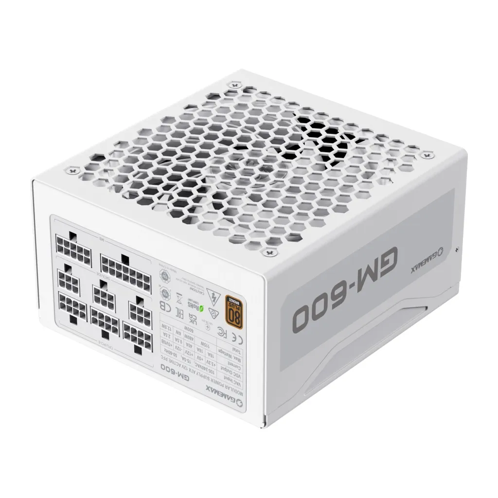  Gamemax 600W GM-600 Modular white (GM-600 Modular white)