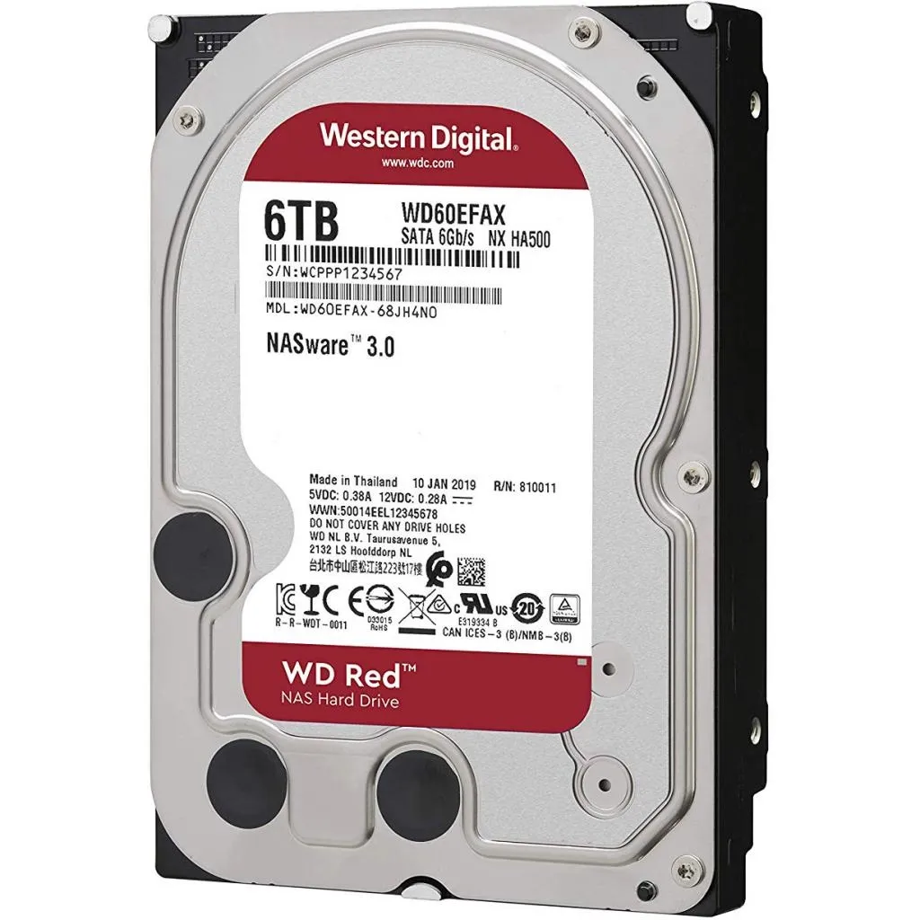 Жесткий диск HDD 6TB WD (WD60EFAX)