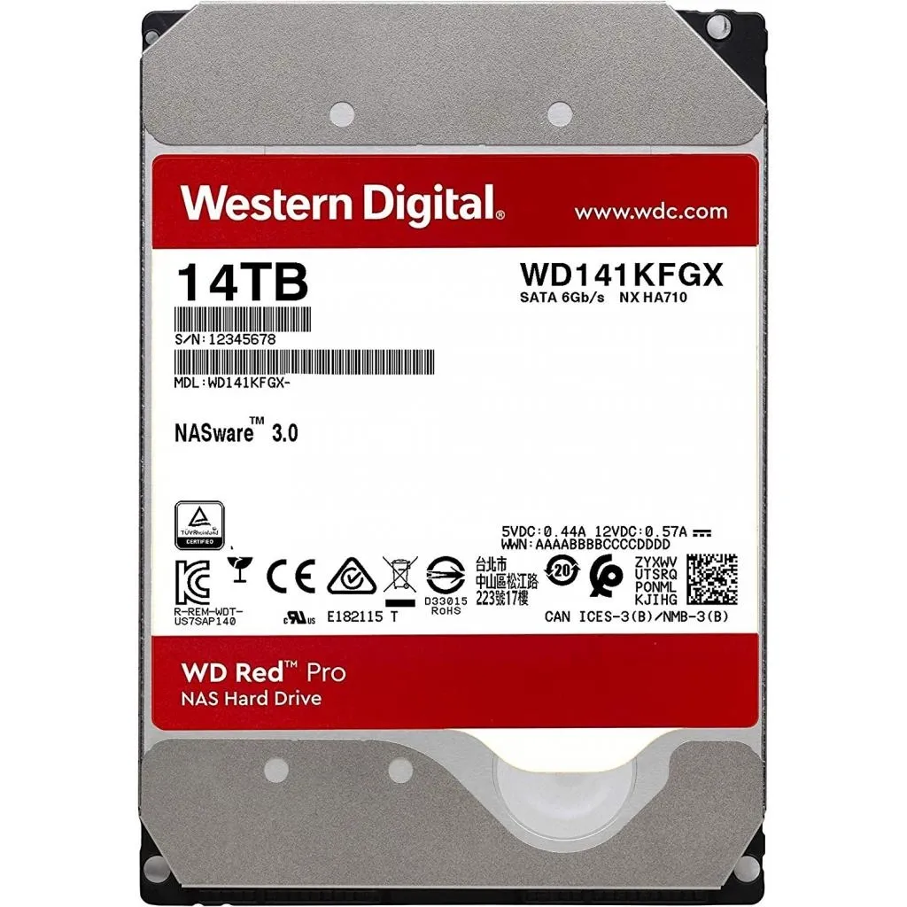 Жесткий диск HDD 14TB WD (WD141KFGX)