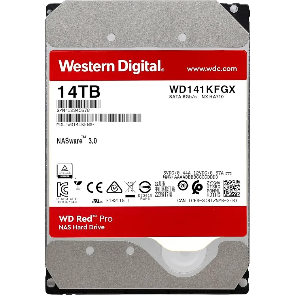 Жорсткий диск HDD 14TB WD (WD142KFGX)