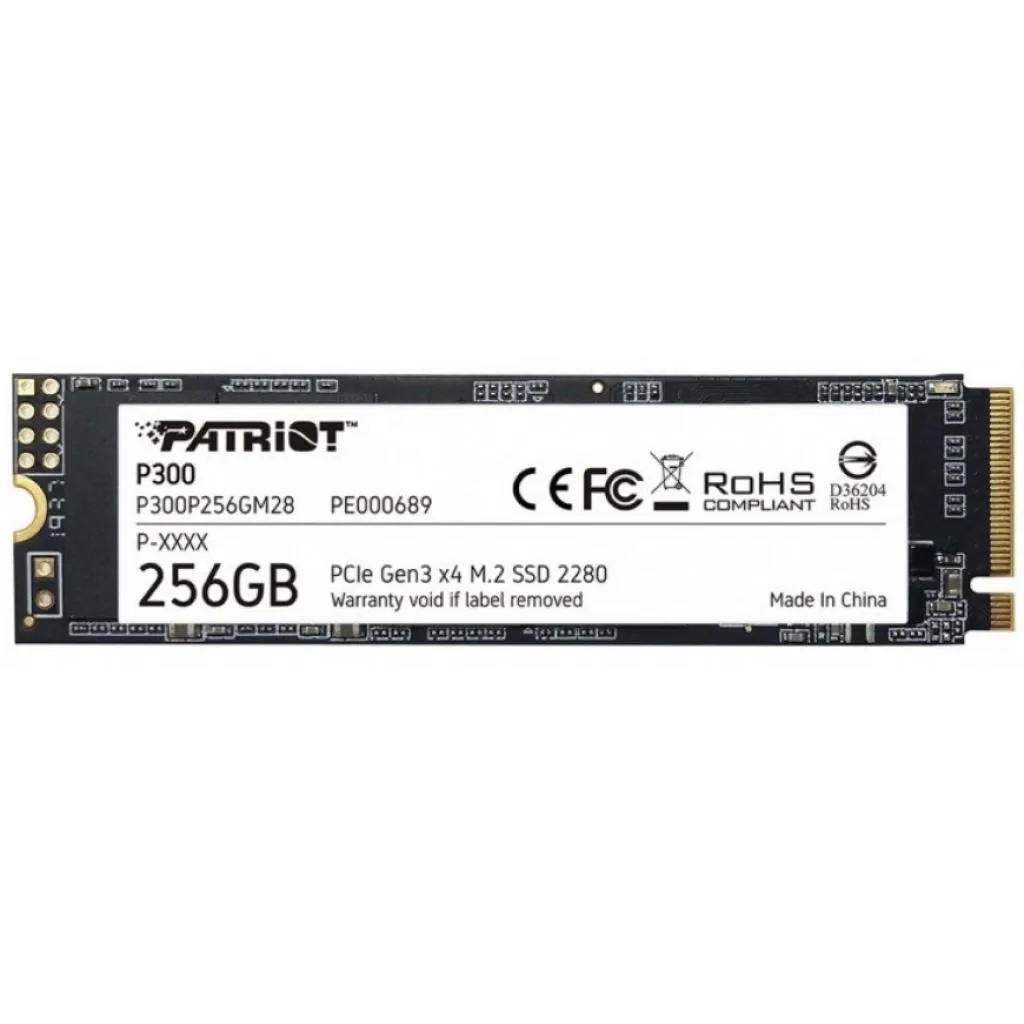 SSD диск M.2 2280 256GB Patriot (P300P256GM28)