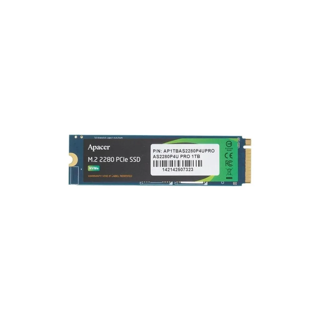 Внутренний SSD M.2 2280 1TB Apacer (AP1TBAS2280P4UPRO-1)