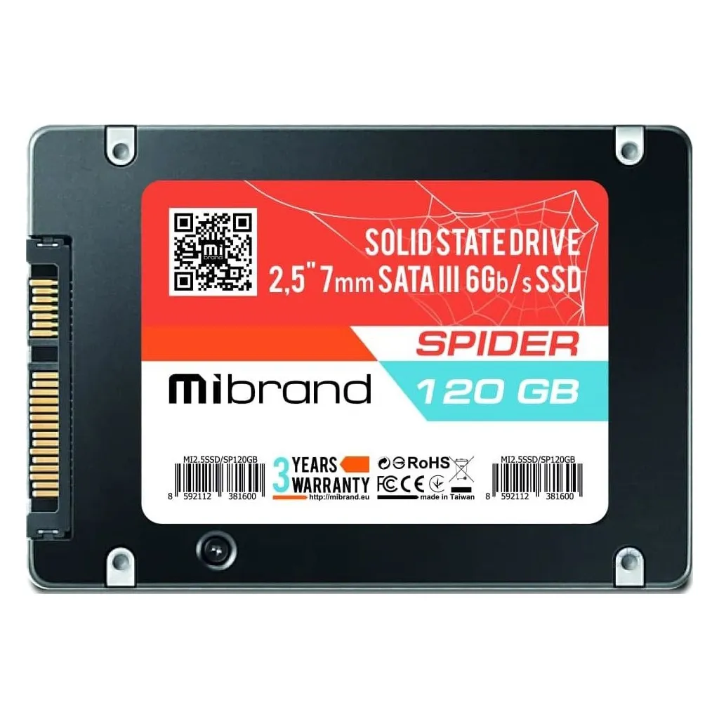 Внутренний SSD 2.5" 120GB Mibrand (MI2.5SSD/SP120GB)