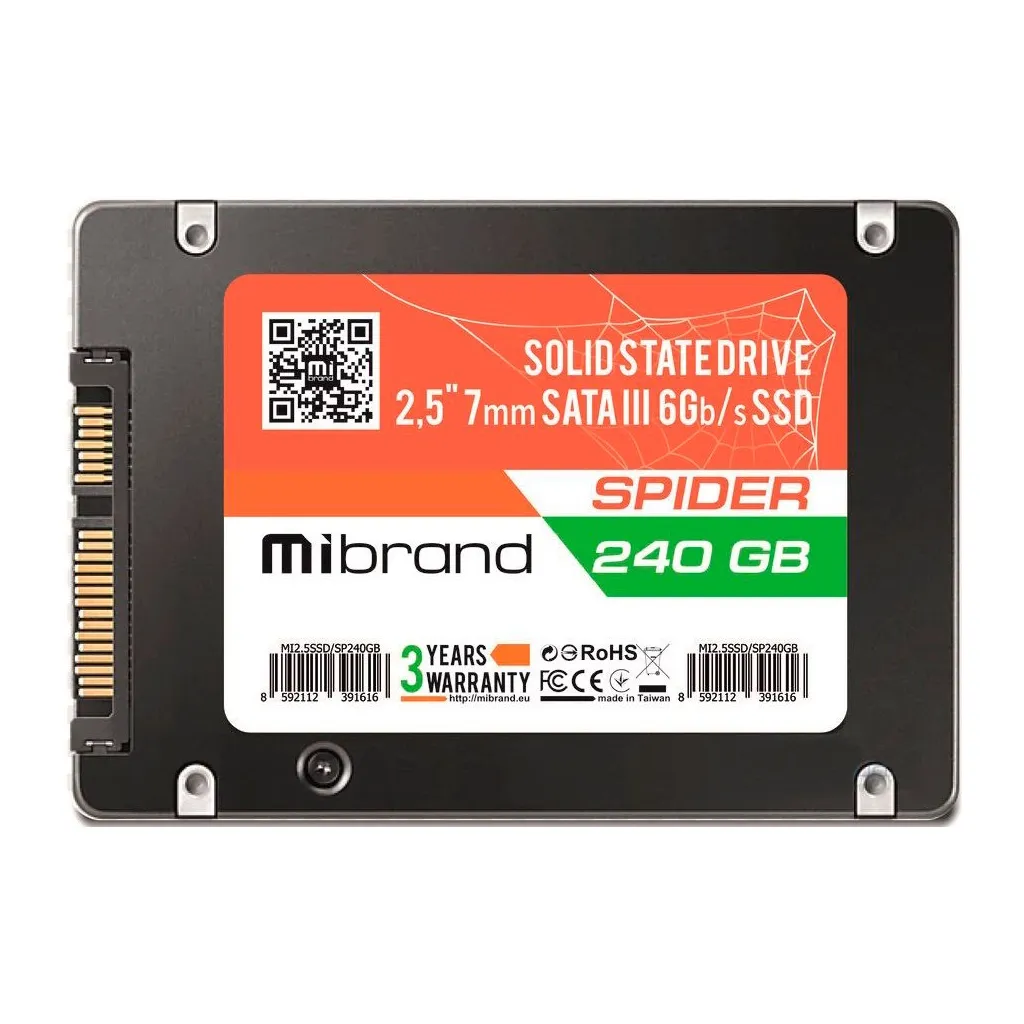 Внутренний SSD 2.5" 240GB Mibrand (MI2.5SSD/SP240GB)