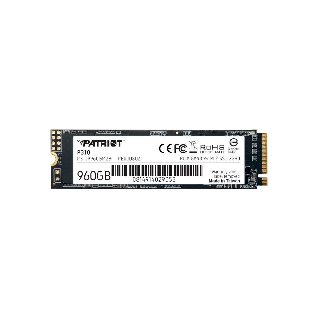 SSD диск M.2 2280 960GB Patriot (P310P960GM28)