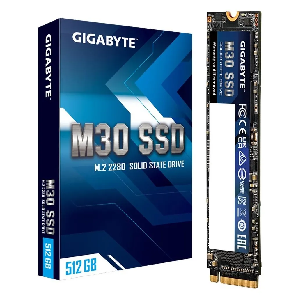 SSD диск M.2 2280 512GB GIGABYTE (GP-GM30512G-G)