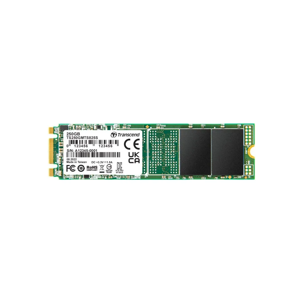 SSD диск M.2 2280 250GB Transcend (TS250GMTS825S)