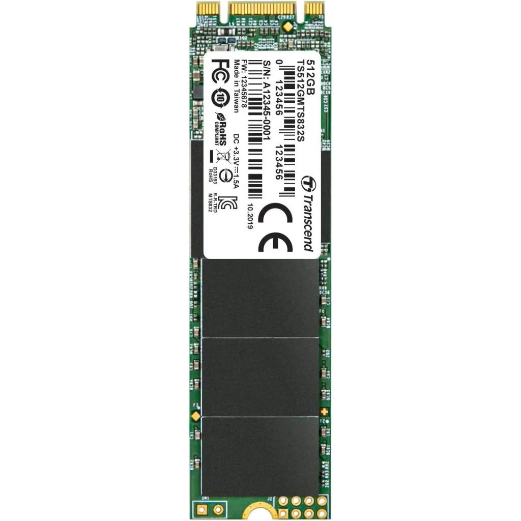 SSD диск M.2 2280 512GB Transcend (TS512GMTS832S)