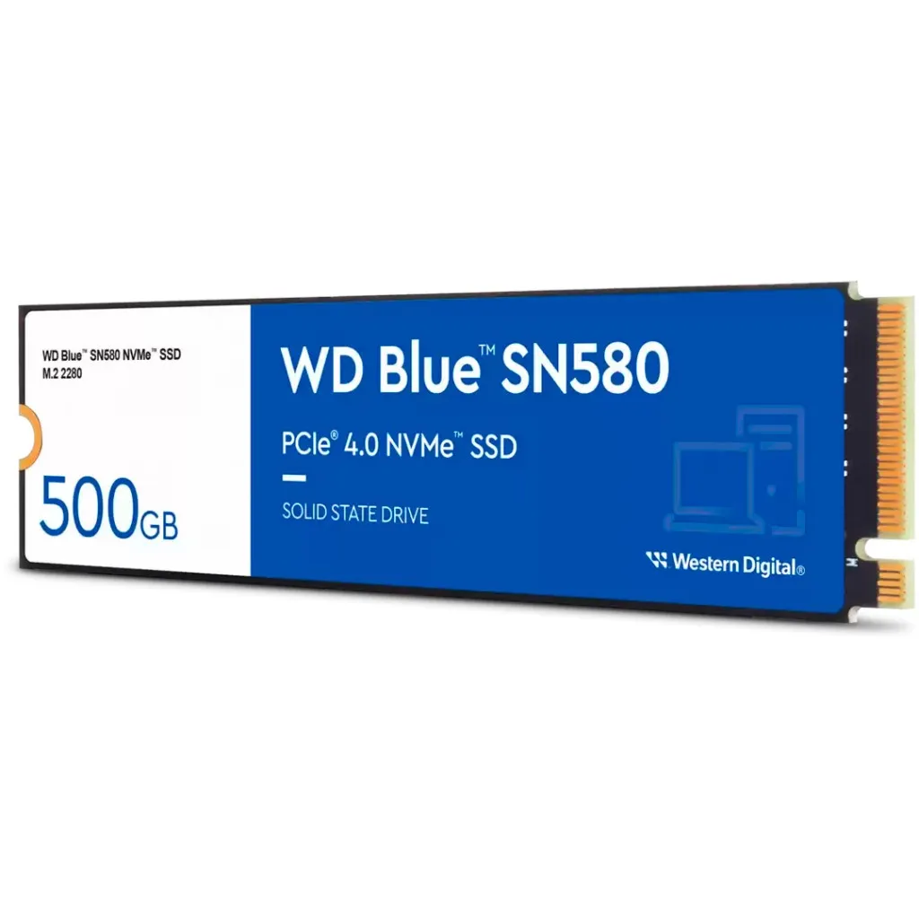 Внутренний SSD M.2 2280 500GB SN580 Blue WD (WDS500G3B0E)