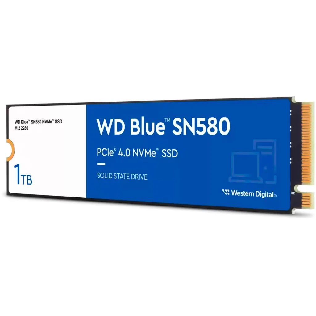 Внутренний SSD M.2 2280 1TB SN580 Blue WD (WDS100T3B0E)