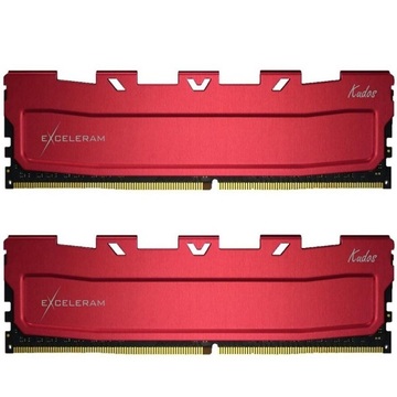 Оперативна пам'ять eXceleram DDR4 16GB (2x8GB) 3466 MHz Kudos Red (EKRED4163418AD)
