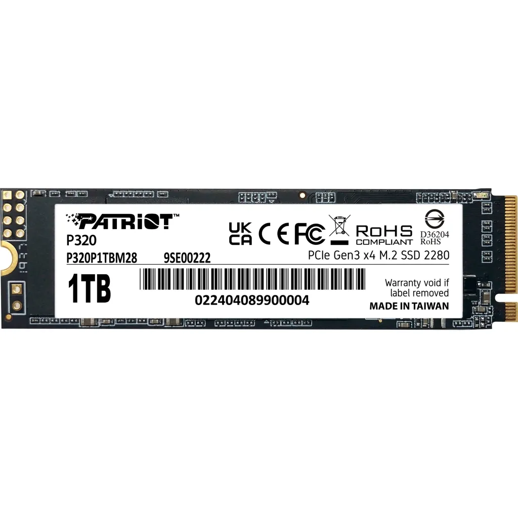 SSD диск M.2 2280 1TB Patriot (P320P1TBM28)