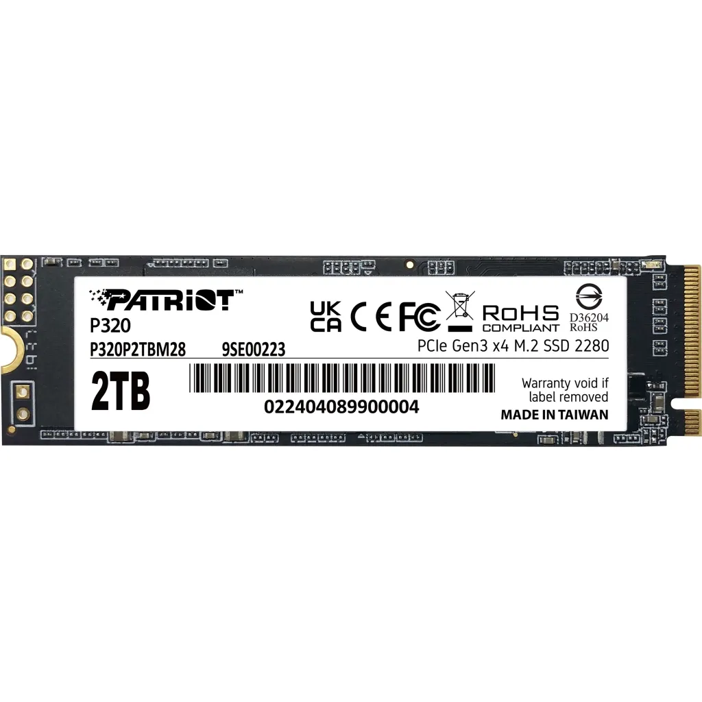 SSD диск M.2 2280 2TB Patriot (P320P2TBM28)