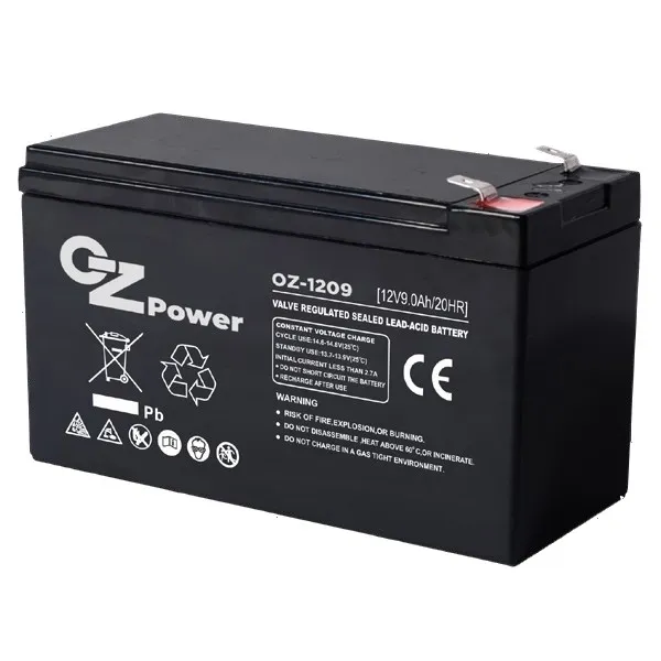 Аккумуляторная батарея для ИБП OZ Power OZ12V09 12V 9AH AGM