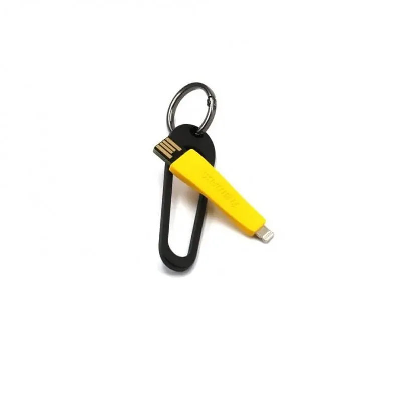 Кабель синхронизации Remax RC-024i Portable USB - Lightning 0.07m Yellow (2000700000810)