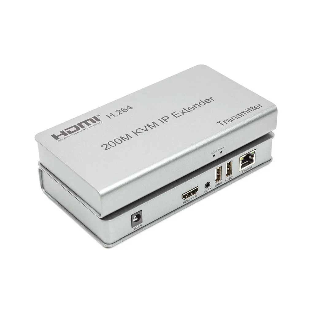 Подовжувач HDMI 1080P/60hz up to 200м via CAT5E/6 PowerPlant (CA912940)