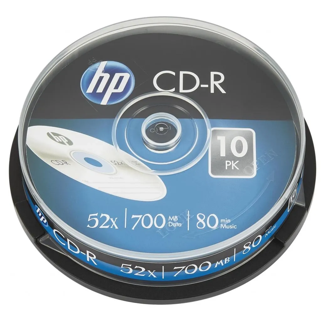 Компакт-диск и дискета Диск CD HP CD-R 700MB 52X 25шт Spindle (69311/CRE00015-3)