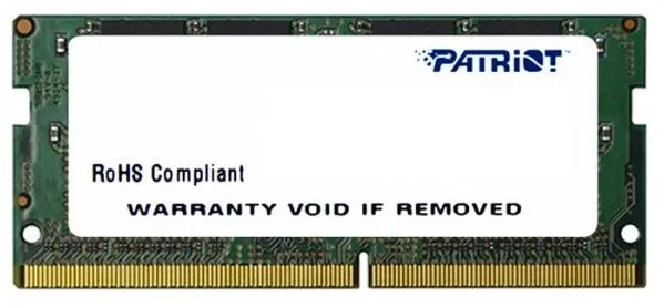 Оперативна пам'ять для ноутбука SoDIMM DDR4 4GB 2400 MHz Patriot (PSD44G240081S)