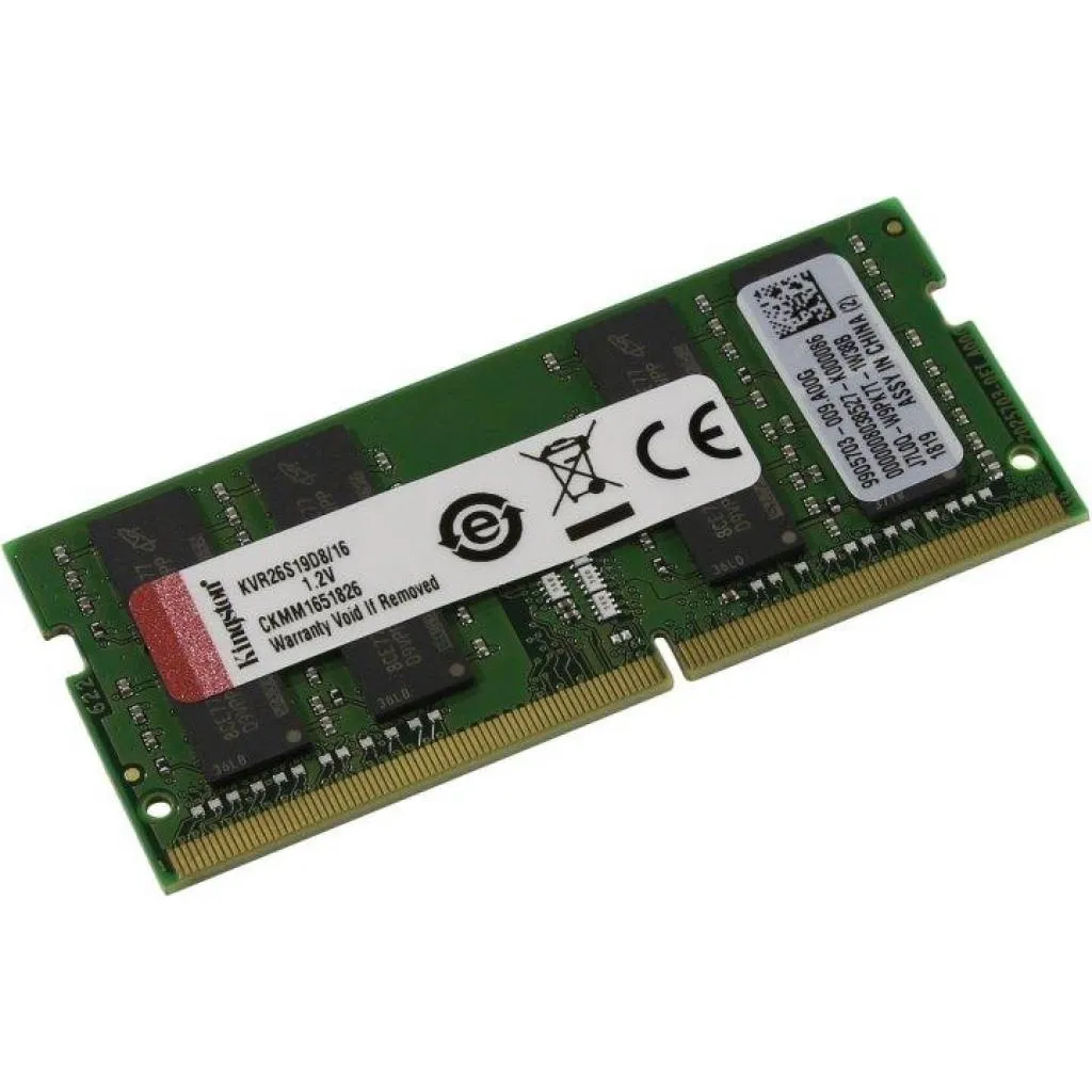  SoDIMM DDR4 16GB 2666 MHz Kingston (KVR26S19D8/16)