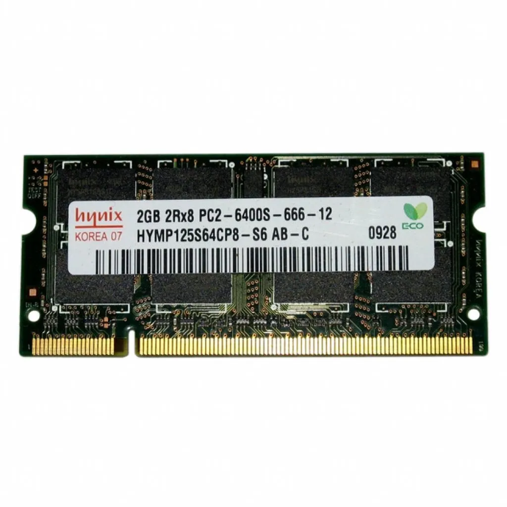  SoDIMM DDR2 2GB 800 MHz Hynix (HYMP125S64CP8-S6)