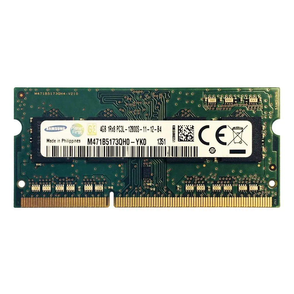 Оперативная память для ноутбука SoDIMM DDR3L 4GB 1600 MHz Samsung (M471B5173QH0-YK0)