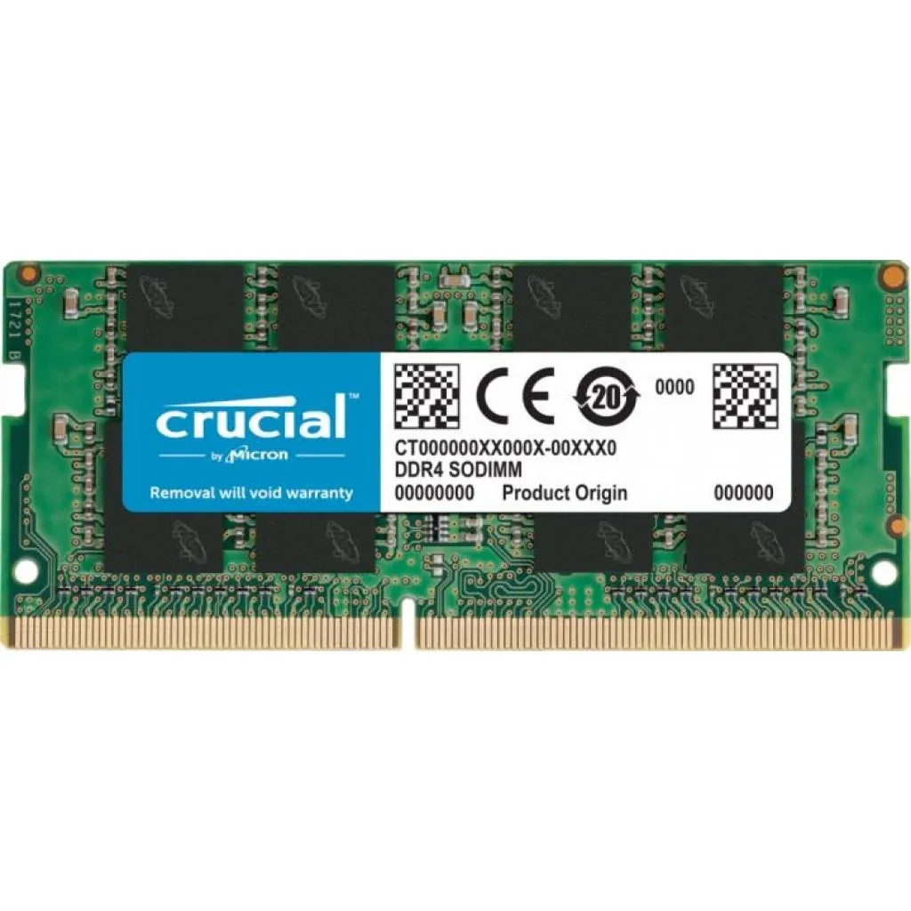 Оперативна пам'ять для ноутбука SoDIMM DDR4 8GB 2666 MHz Micron (CT8G4SFRA266)