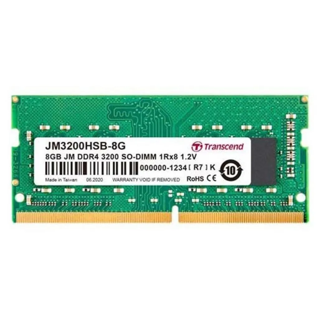  SoDIMM DDR4 8GB 3200 MHz Transcend (JM3200HSB-8G)