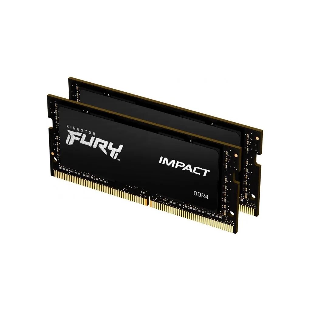  SoDIMM DDR4 32GB (2x16GB) 2666 MHz Fury Impact Kingston Fury (ex.HyperX) (KF426S15IB1K2/32)