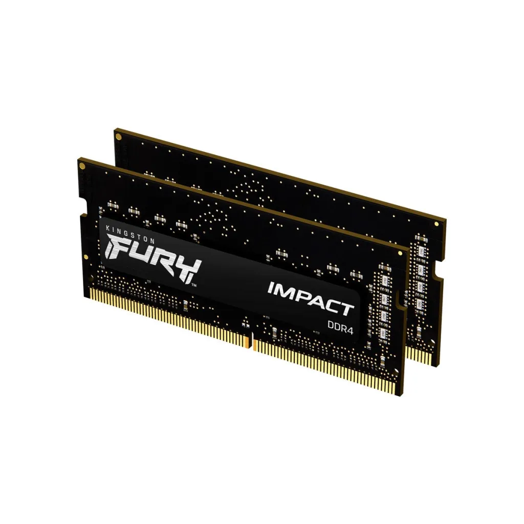  SoDIMM DDR4 16GB (2x8GB) 3200 MHz Fury Impact Kingston Fury (ex.HyperX) (KF432S20IBK2/16)